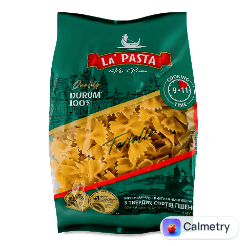 Вироби макаронні La Pasta бантики, 400г