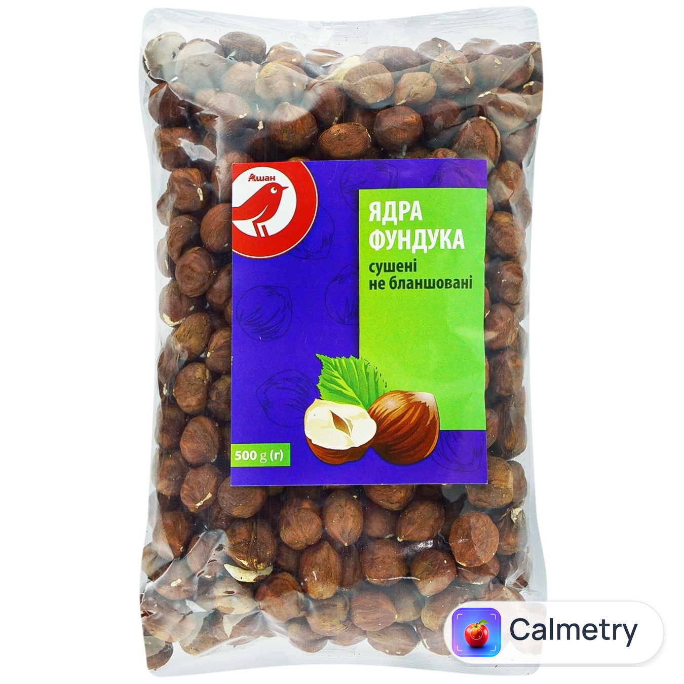 Фундук Auchan сушений 500г