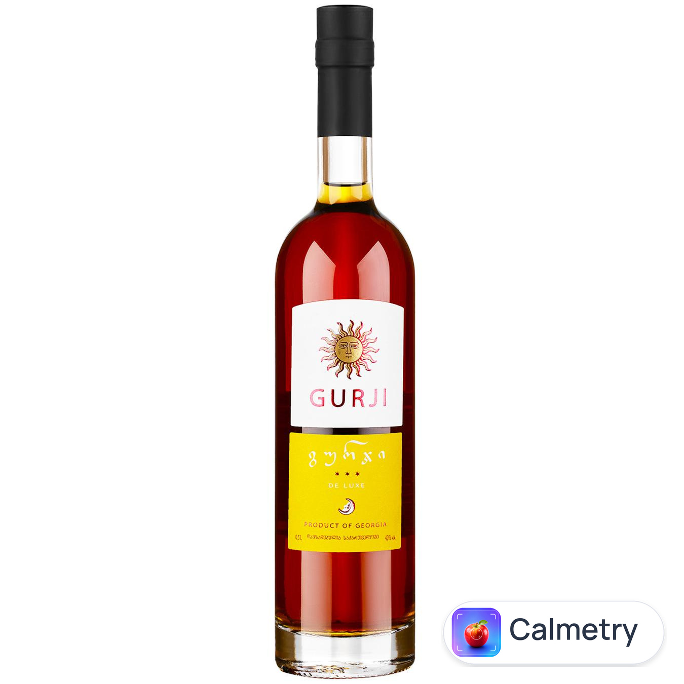 Бренді Gurji De Luxe 3 зірки 40% 0,5л — фото продукту