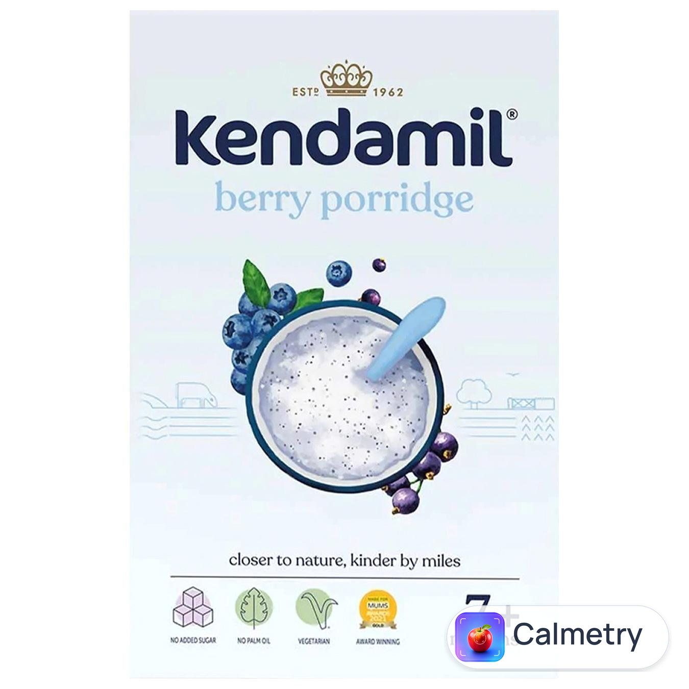 Каша Kendamil молочна з ягодами 150г