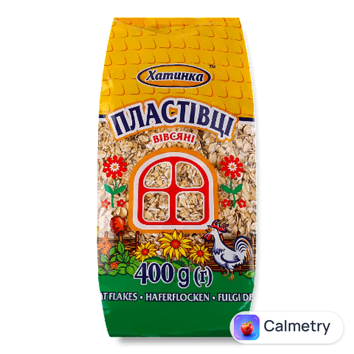 Пластівці Хатинка вівсяні швидкого приготування 400г