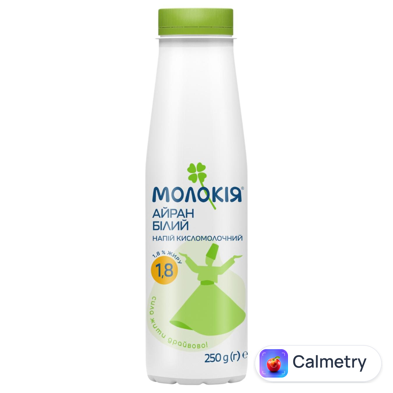 Айран Молокія білий 1,8% 250г