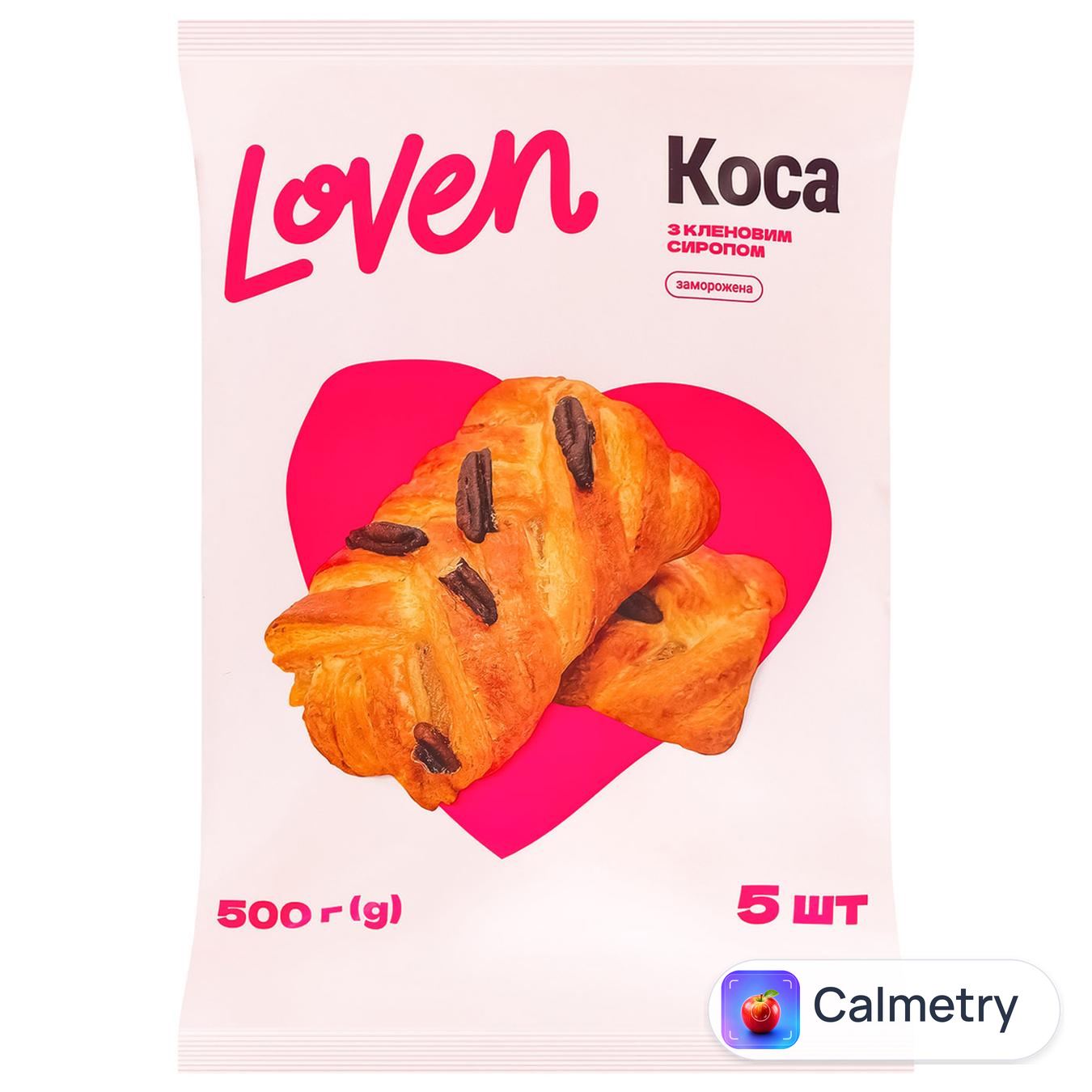 Коса Loven з кленовим сиропом заморожена 100г х 5шт
