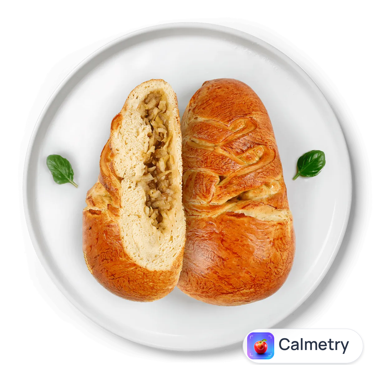 Закритий пиріг з яйцем та зеленою цибулею