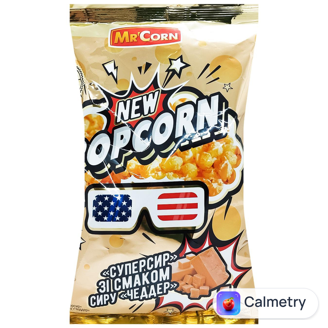Попкорн Mr'Corn Суперсир смак сиру Чеддер 80г