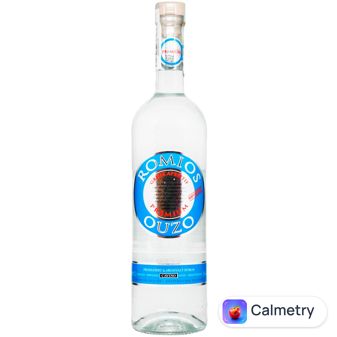Горілка Cavino Romios Ouzo анісова 38% 0,7л