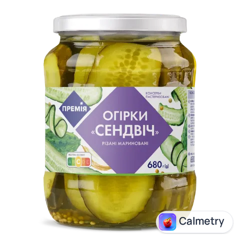 Огірки «Премія»® Сендвіч різані мариновані