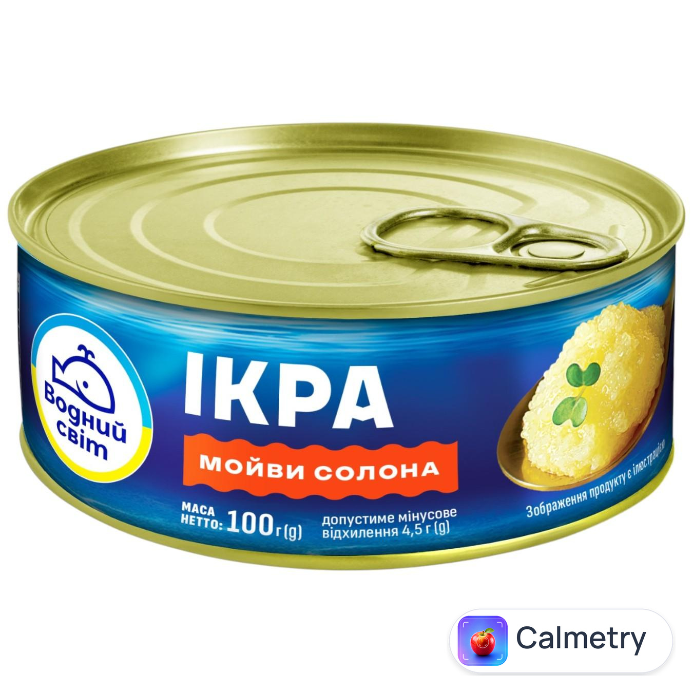 Ікра мойви Водний Світ солона 100г