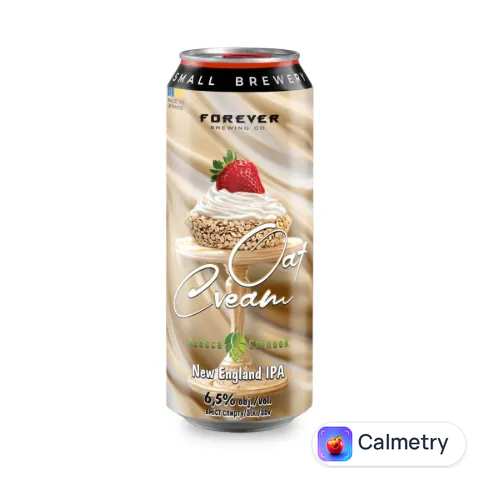 Пиво Forever Brewing Co. Oat Cream світле н/ф з/б