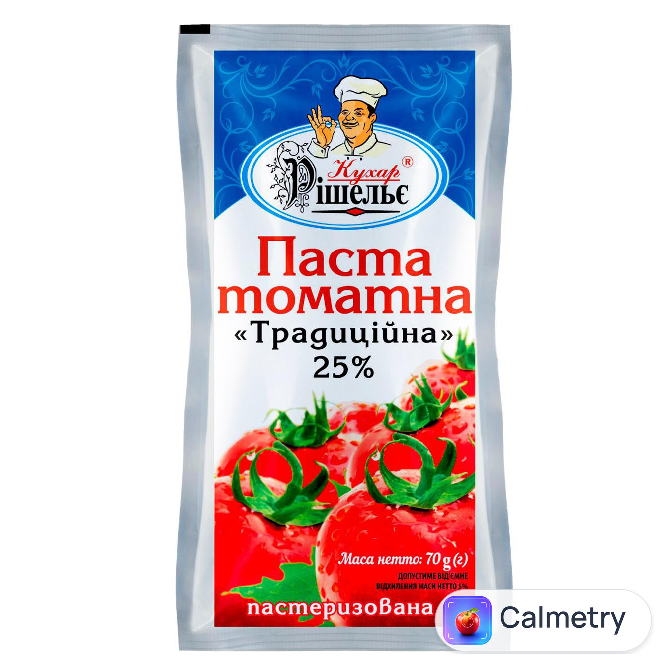 Паста томатна Кухар Рішельє Традиційна 25% 70г