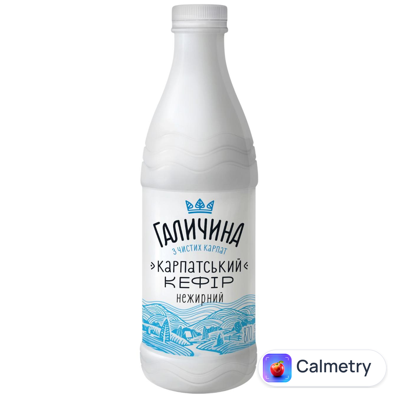 Кефір Галичина Карпатський нежирний 870г