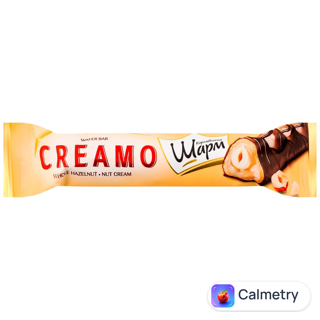Батончик АВК Королівський Шарм Creamo фундук та горіхова начинка 25г — фото продукту