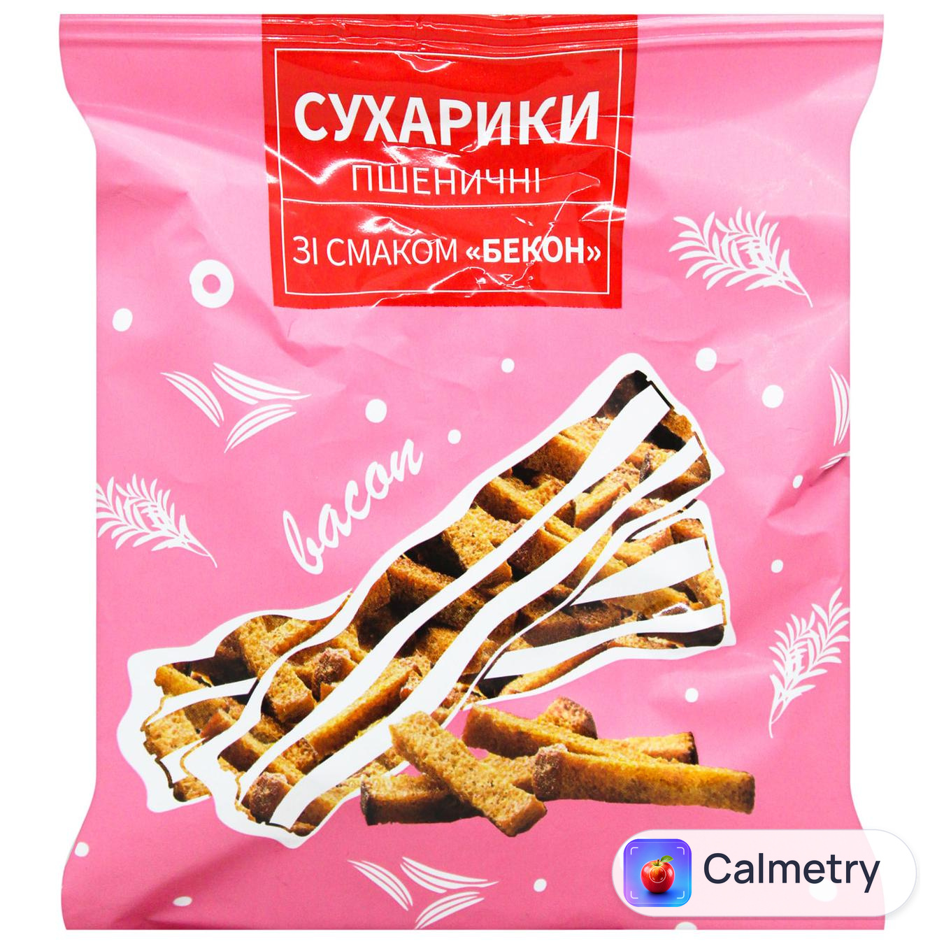 Сухарики Субота пшеничні зі смаком бекону 90г