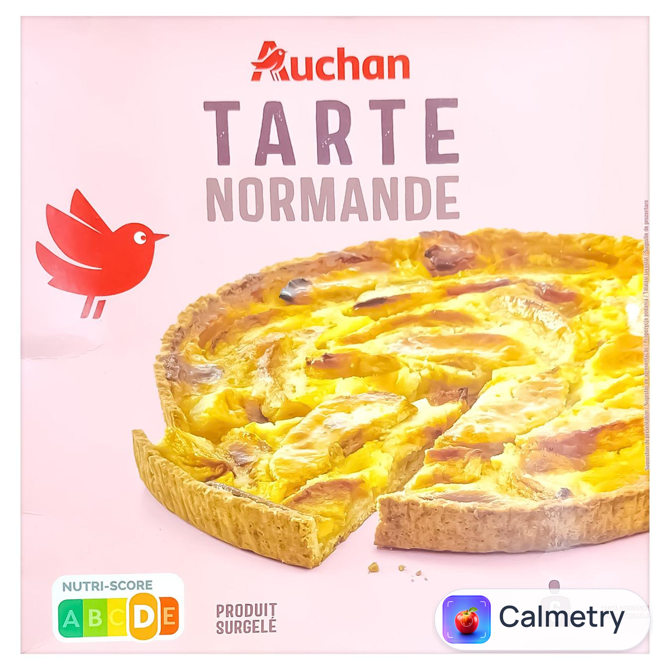 Пиріг Auchan Нормандський заморожений 600г