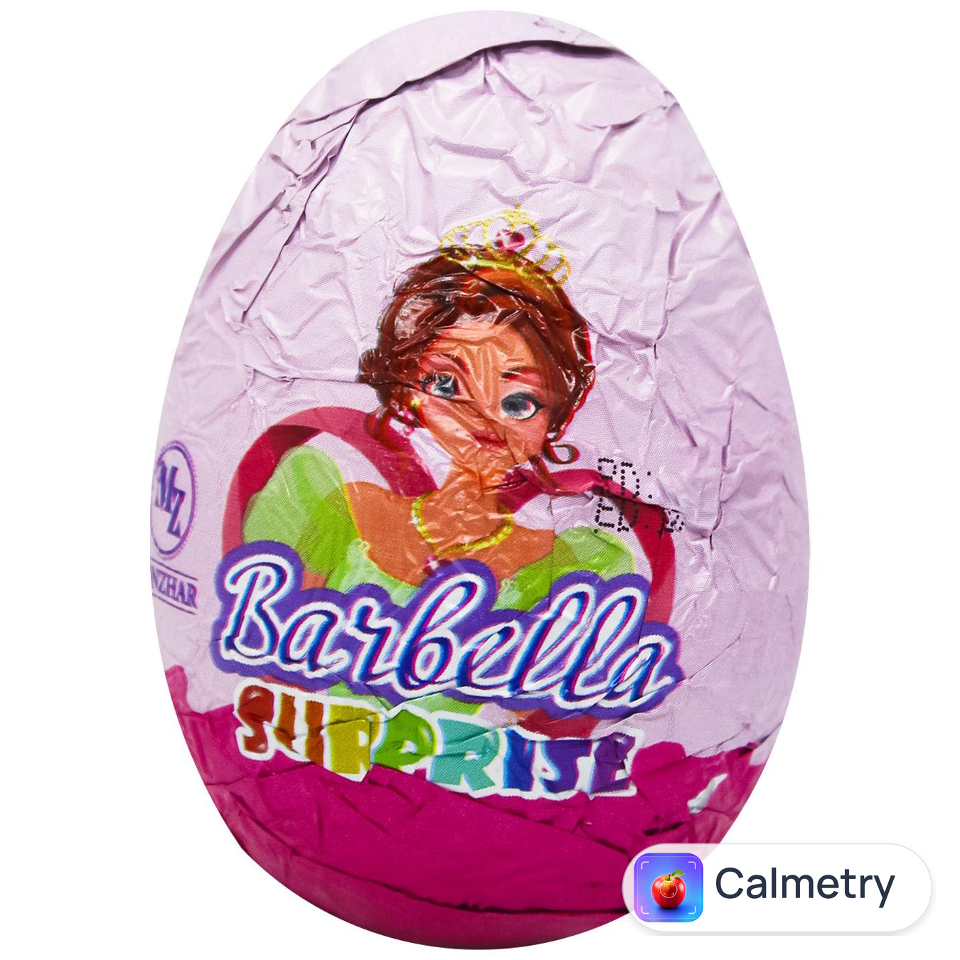 Яйце шоколадне Monzhar Barbella з сюрпризом 25г