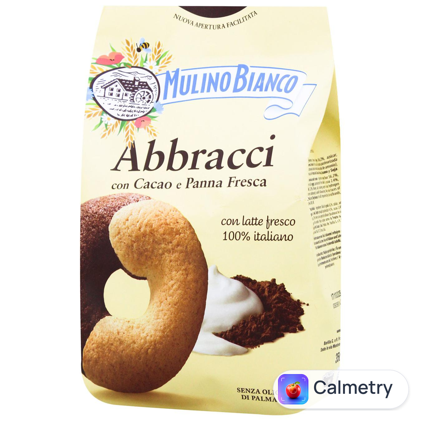 Печиво Mulino Bianco Abbracci з какао і вершками 350г — фото продукту