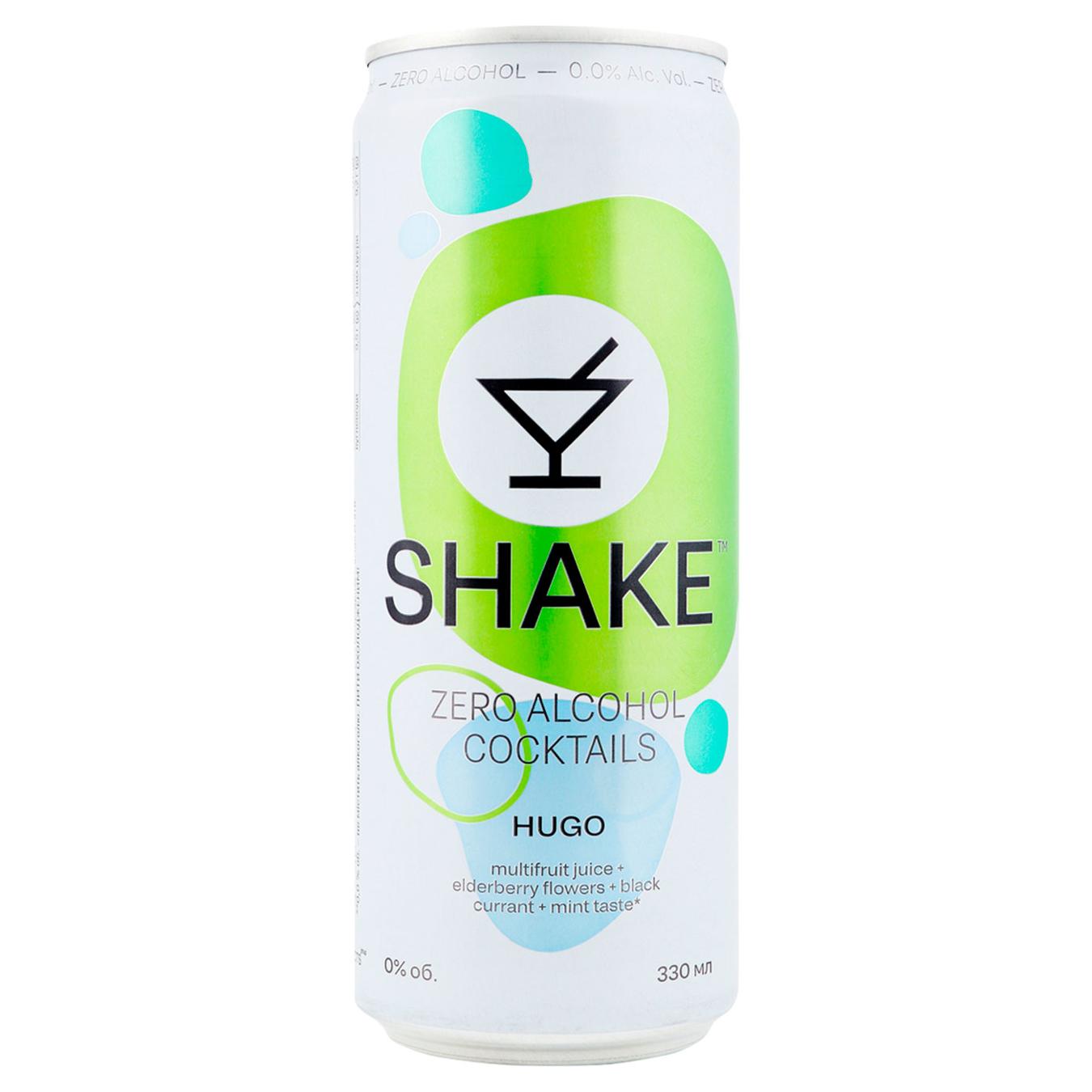 Напій безалкогольний Shake Hugo сильногазований 0,33л — фото продукту