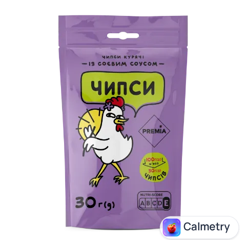 Чипси PREMIA курячі із соєвим соусом