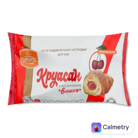 Круасан Рум'янець з наповнювачем вишня