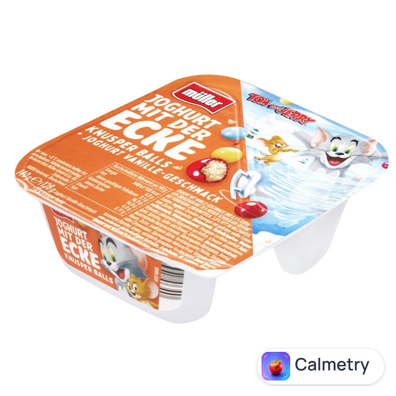 Йогурт Muller Tom & Jerry Барвисті кульки 3,8% 140г