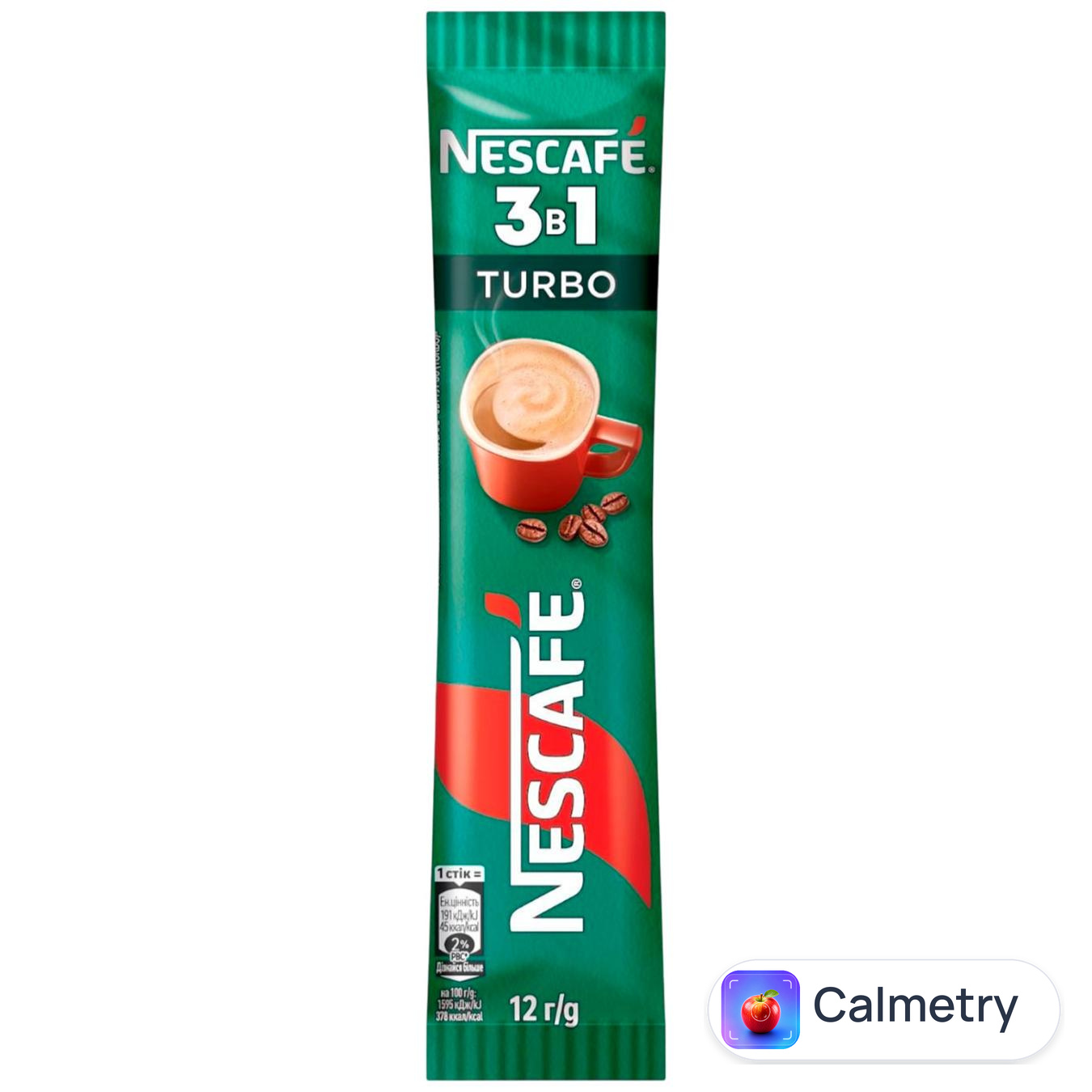Напій кавовий NESCAFÉ® Turbo 3в1 12г — фото продукту