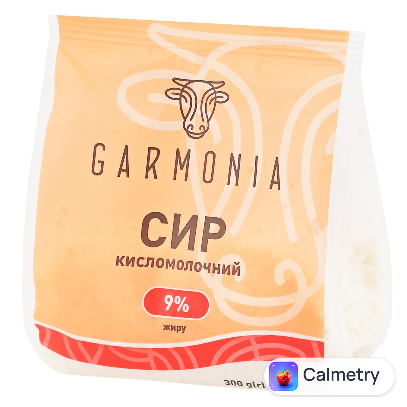 Сир кисломолочний Гармонія 9% 300г — фото продукту