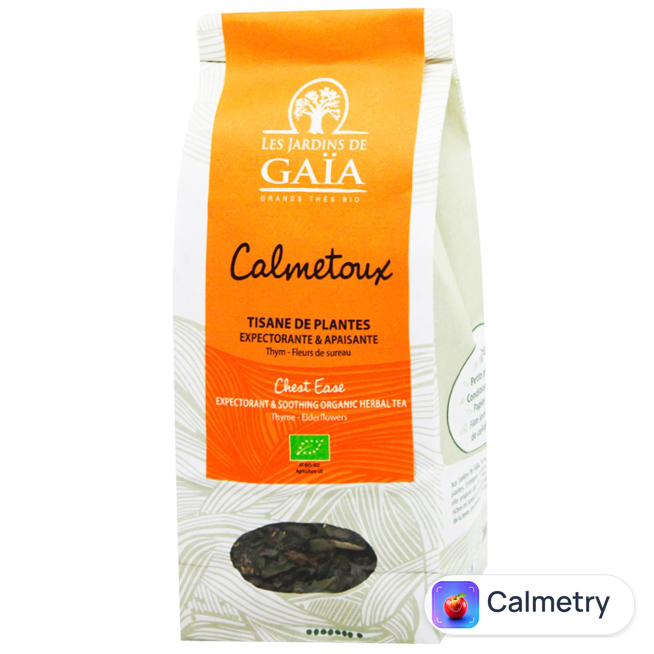 Чай трав'яний Les Jardins de Gaia Chest Ease органічний 50г