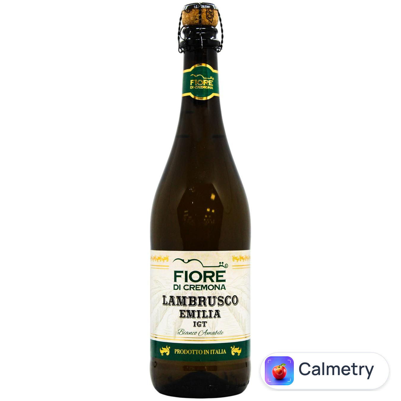 Вино ігристе Fiore di Cremona Lambrusco Bianco біле напівсолодке 8% 0,75л