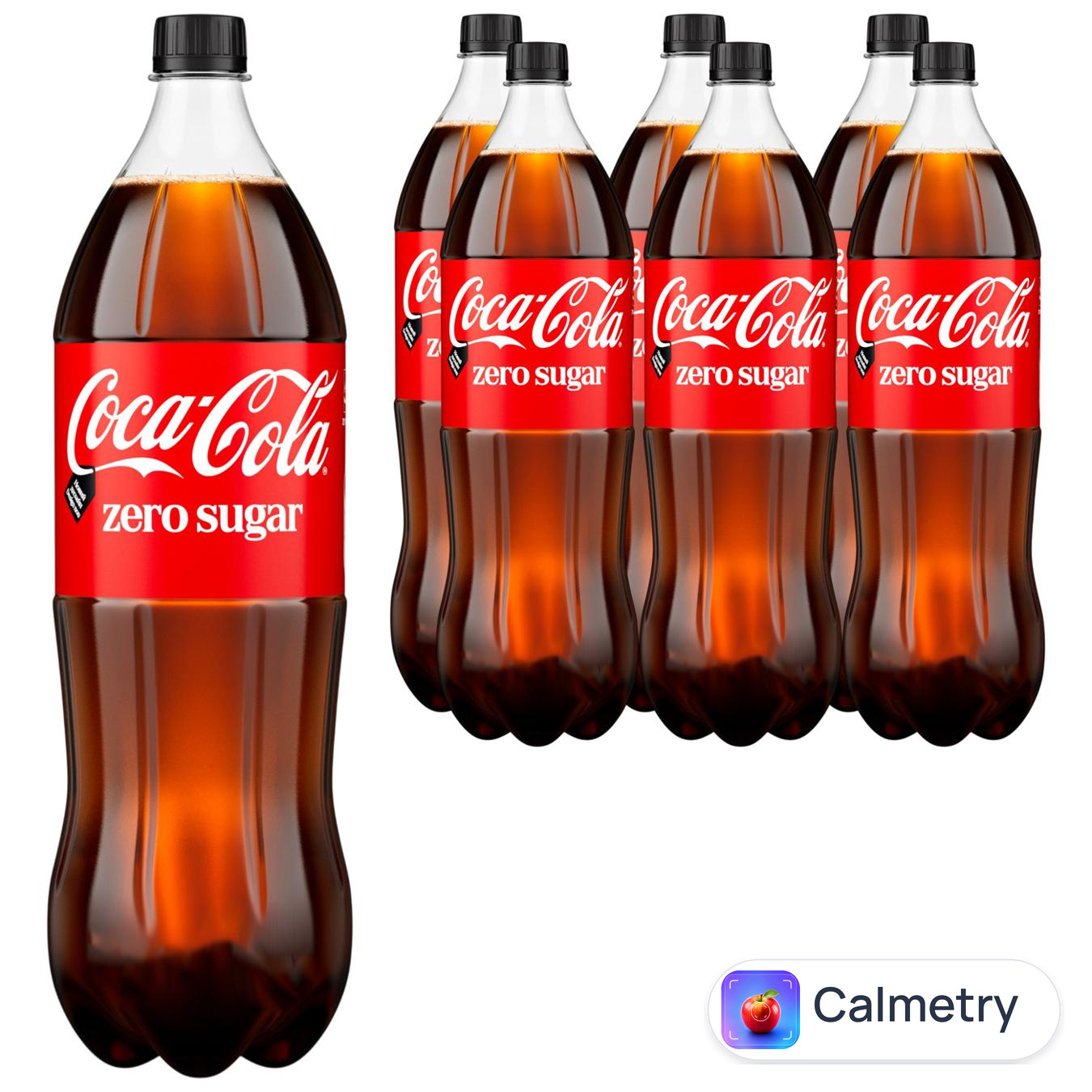 Напій газований Coca-Cola Zero Sugar 1,75л 6шт