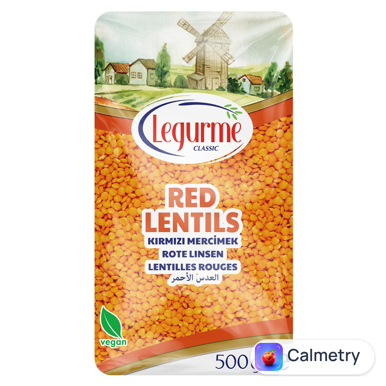 Сочевиця Legurme червона половинки 500г — фото продукту