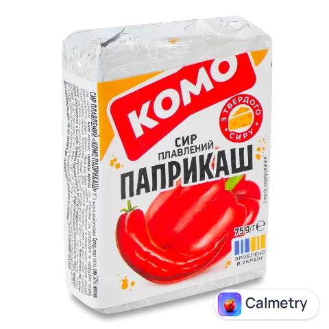 Сир плавлений «Комо» «Паприкаш» 35%