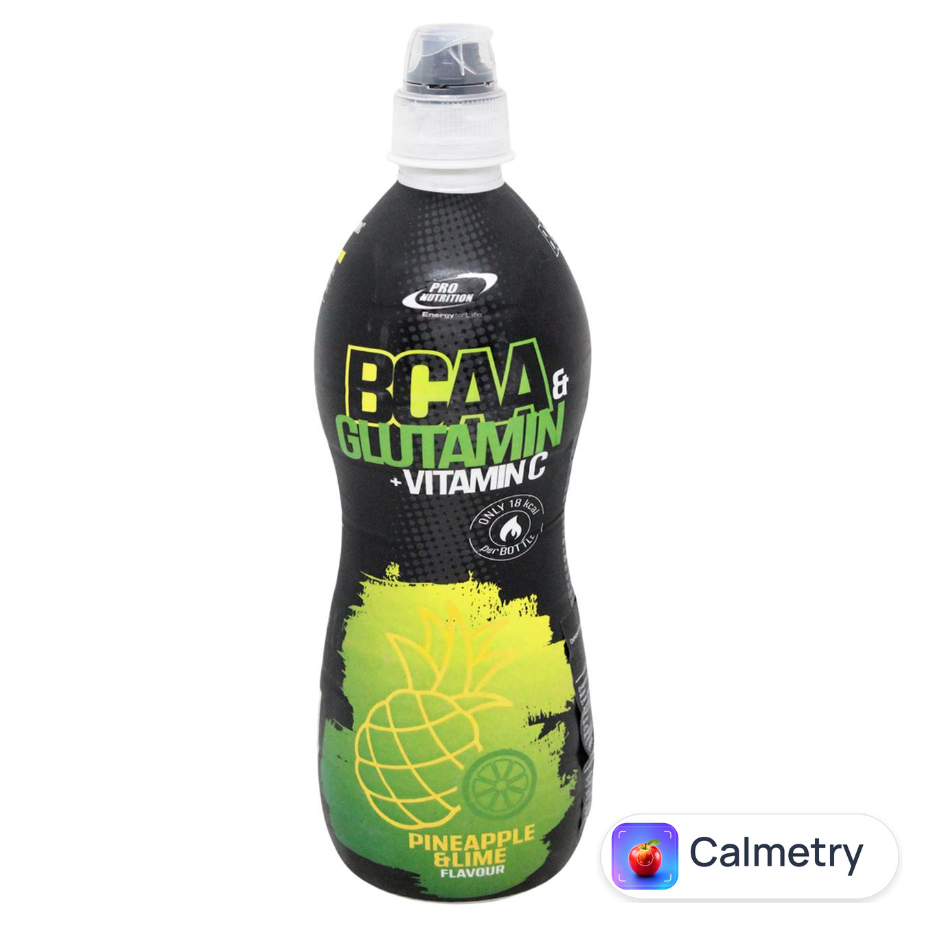 Напій спортивний Pro Nutrition BCAA, глутамін та вітамін С Ананас-лайм 0,6л — фото продукту
