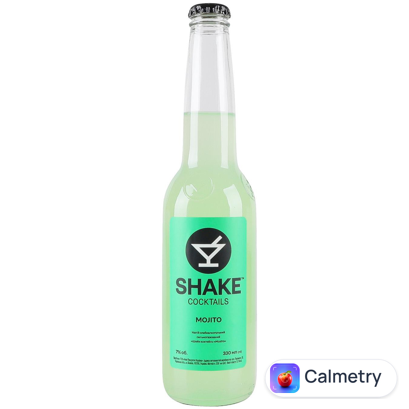 Напій слабоалкогольний Shake Mojito сильногазований 7% 0,33л — фото продукту