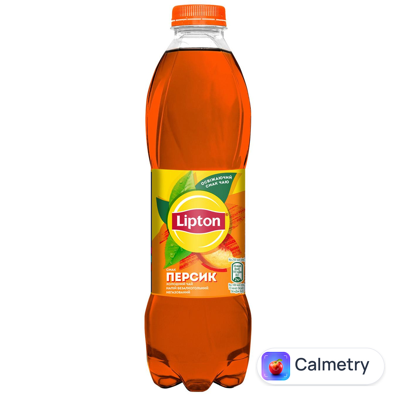 Чай холодний Lipton чорний зі смаком персику 1л — фото продукту