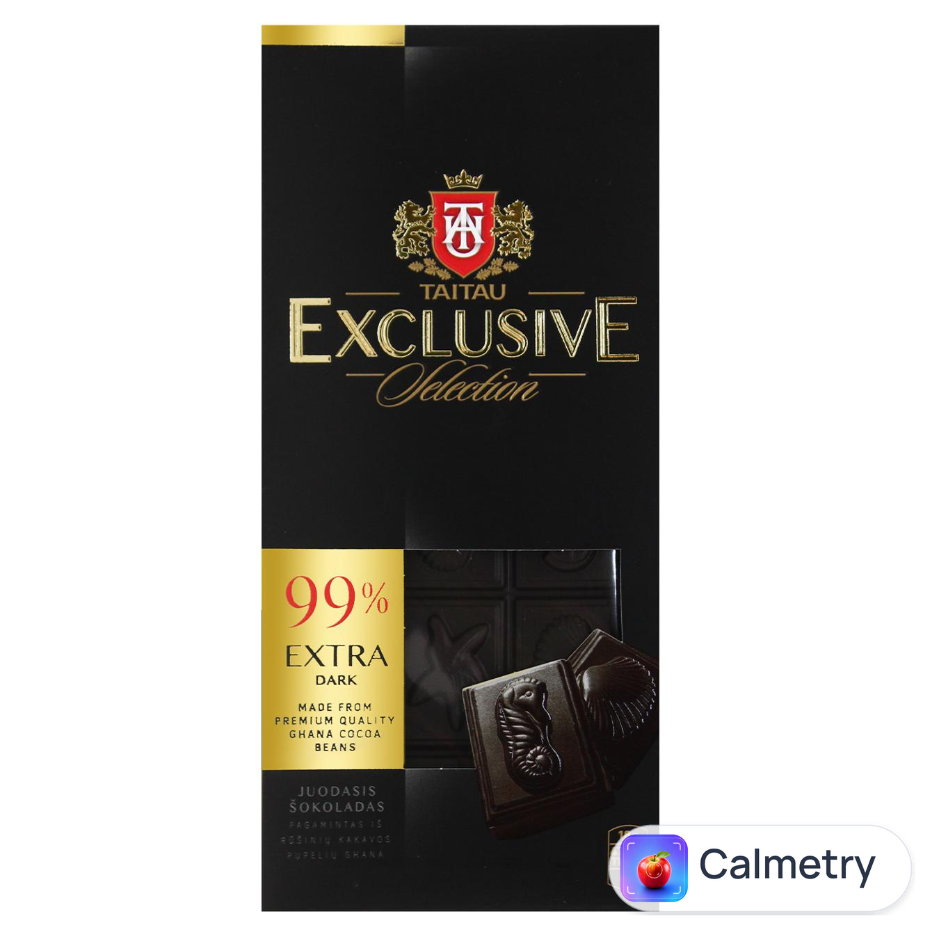Шоколад чорний Meskenas Tai Tau гіркий 99% 90г