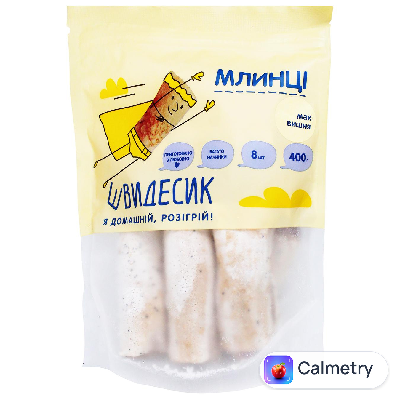 Млинці Frozen Dazen Швидесик з маком та вишнею 400г
