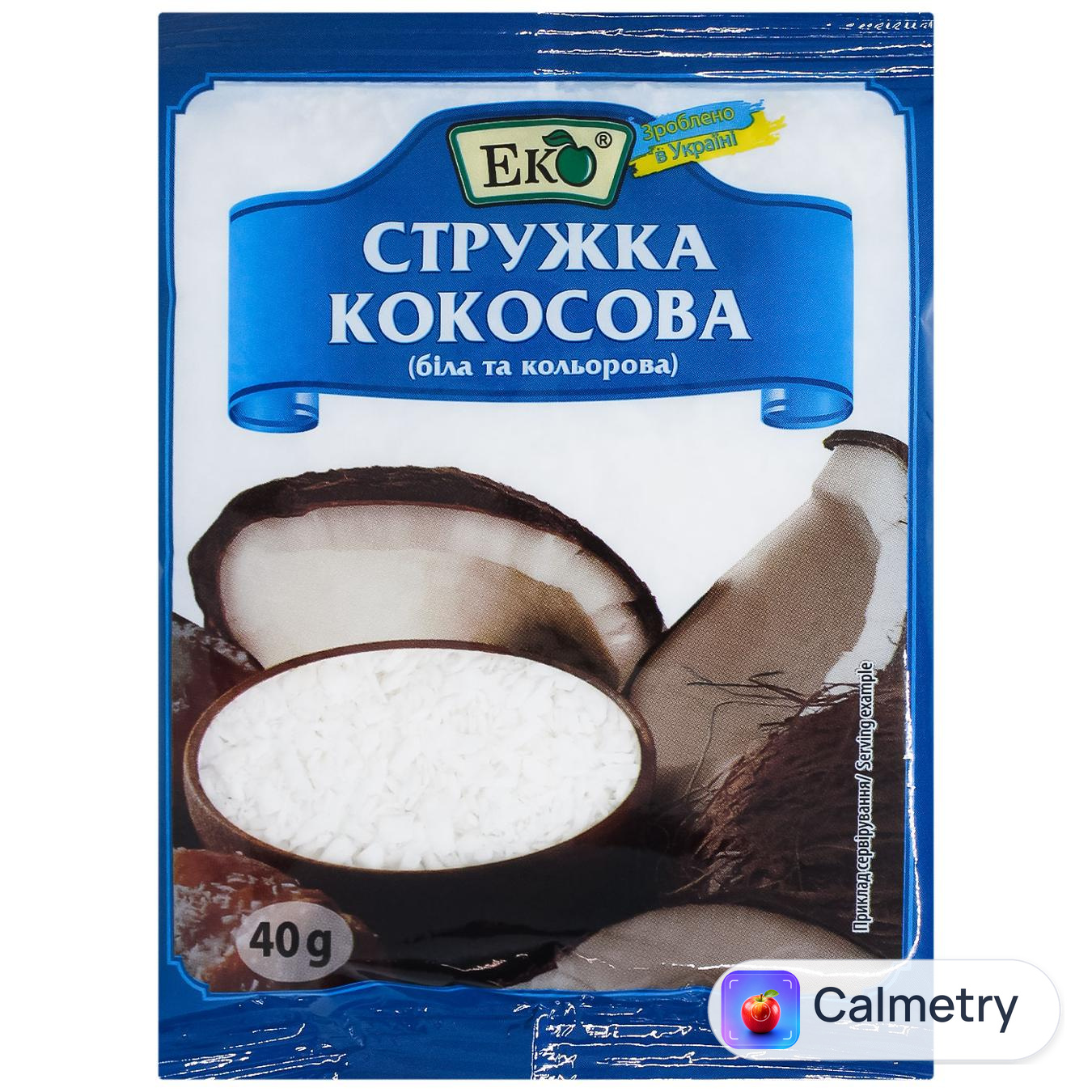 Стружка кокосова Еко 40г