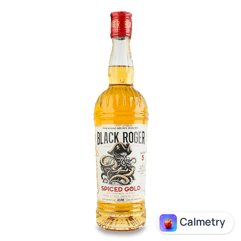 Напій спиртний Black Roger Spiced Gold з ромом, 0,5л