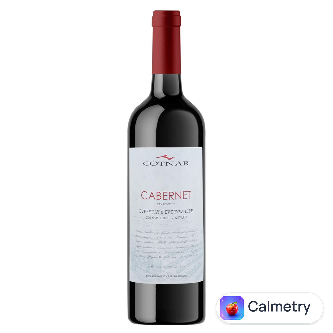 Вино Cotnar Cabernet червоне сухе 11-14% 0,75л — фото продукту