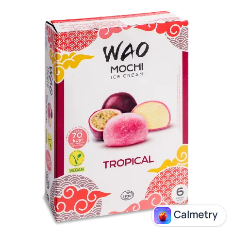 Десерт Wao Mochi з сорбетом з тропічними фруктами в рисовому тісті