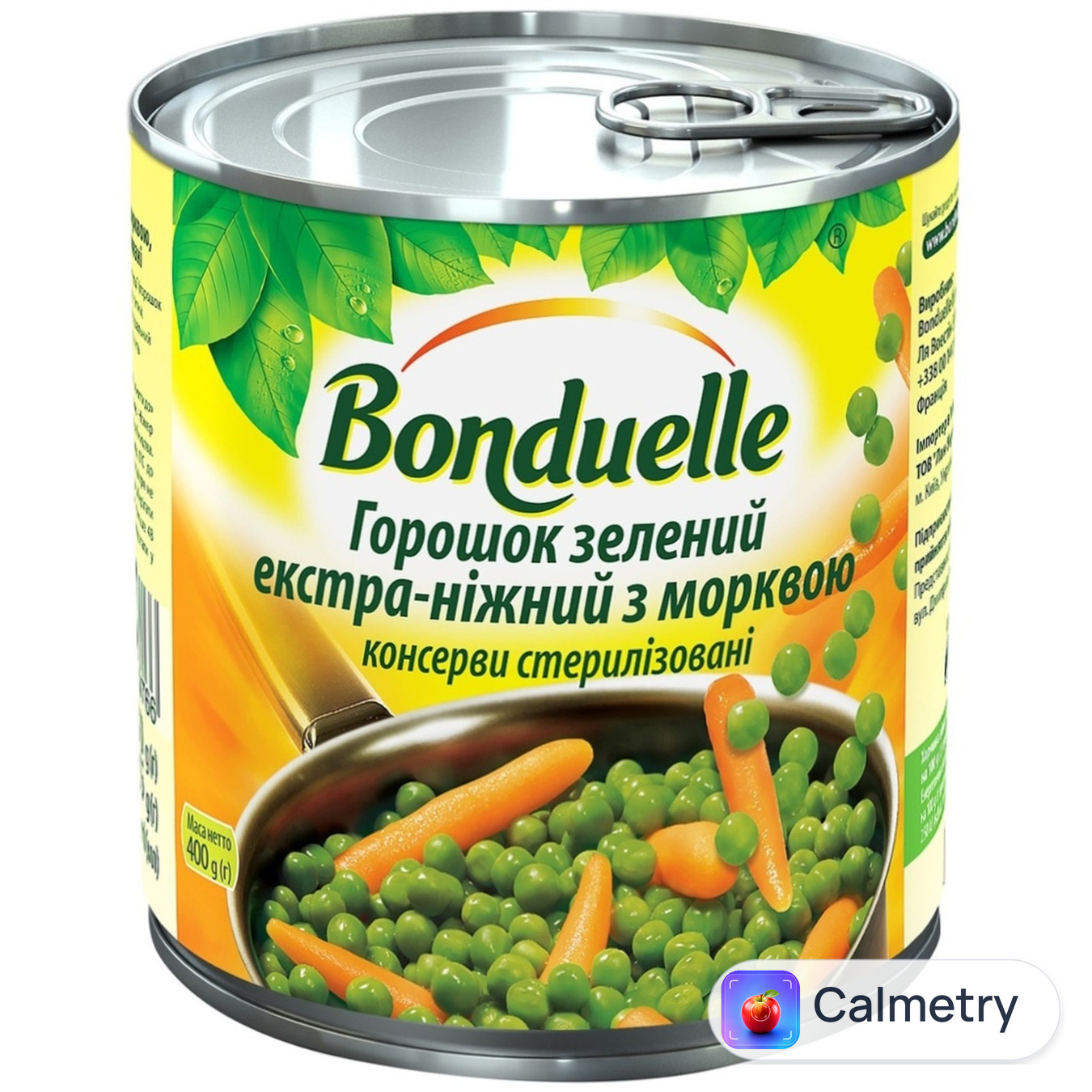 Горошок зелений Bonduelle з морквою 400г