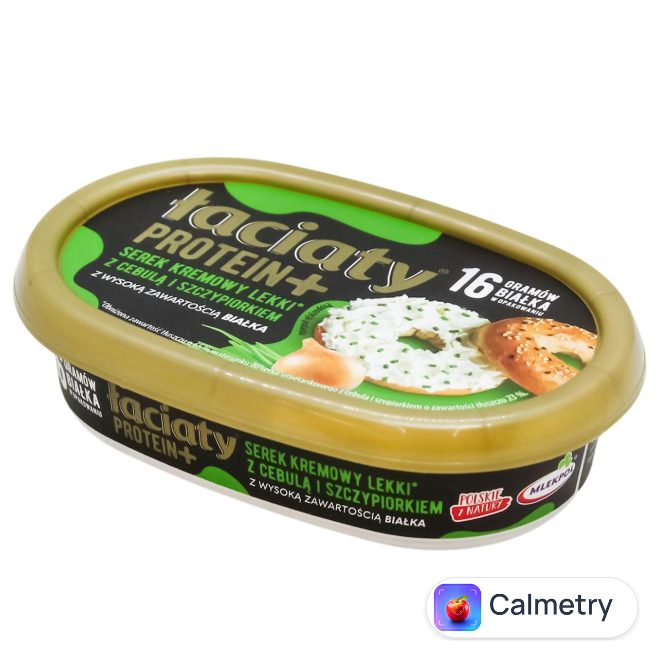 Крем-сир Laciaty Protein+ з цибулею та цибулею шніт 20% 135г — фото продукту