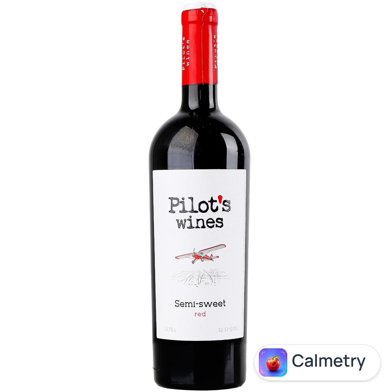 Вино Pilot's Wines червоне напівсолодке 10-12% 0,75л — фото продукту
