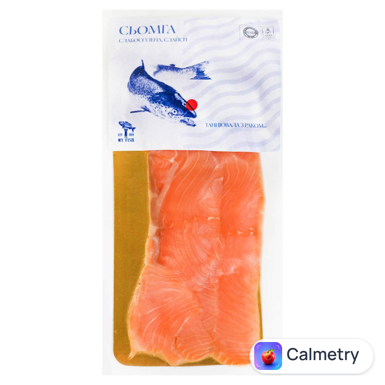 Сьомга My Fish слайси слабосолена 80г