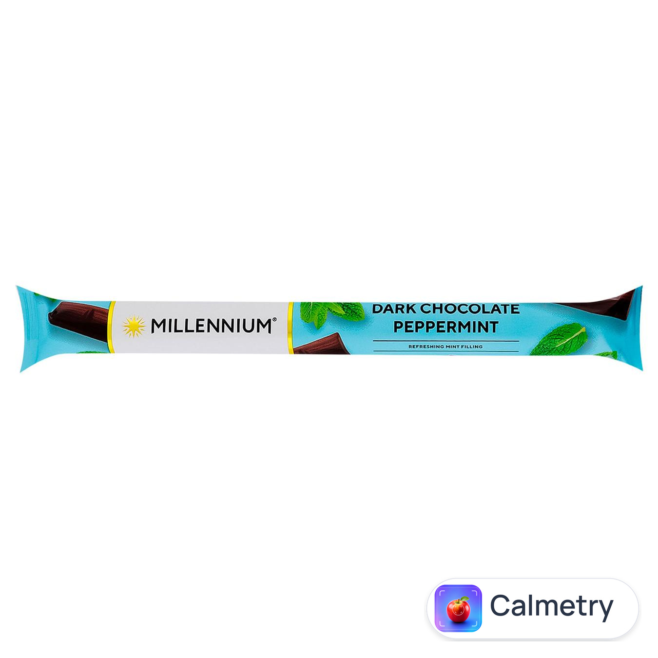 Шоколад чорний Millennium з м'ятною начинкою 38г — фото продукту