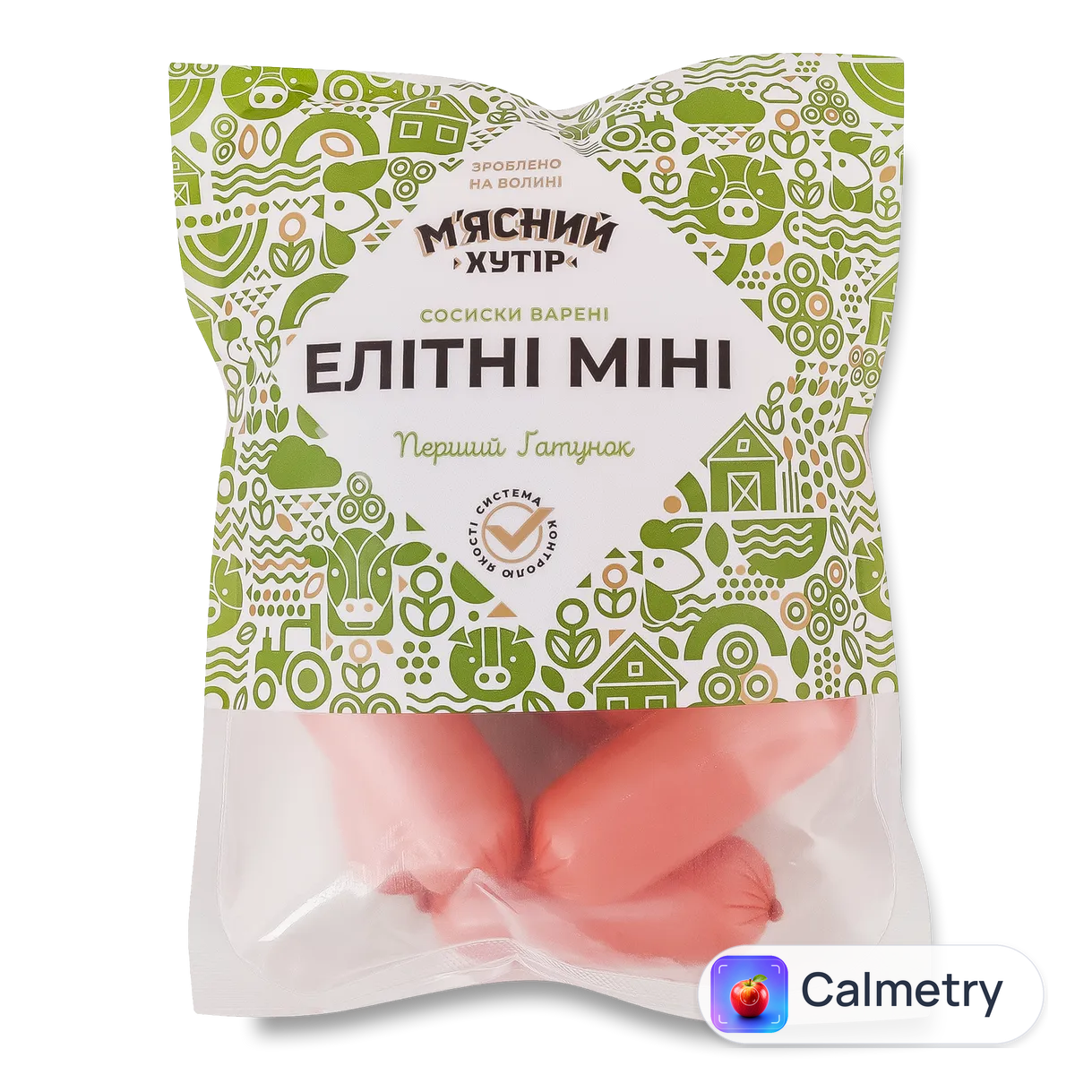 Сосиски «М'ясний хутір» «Елітні» міні п/а 1-й ґатунок