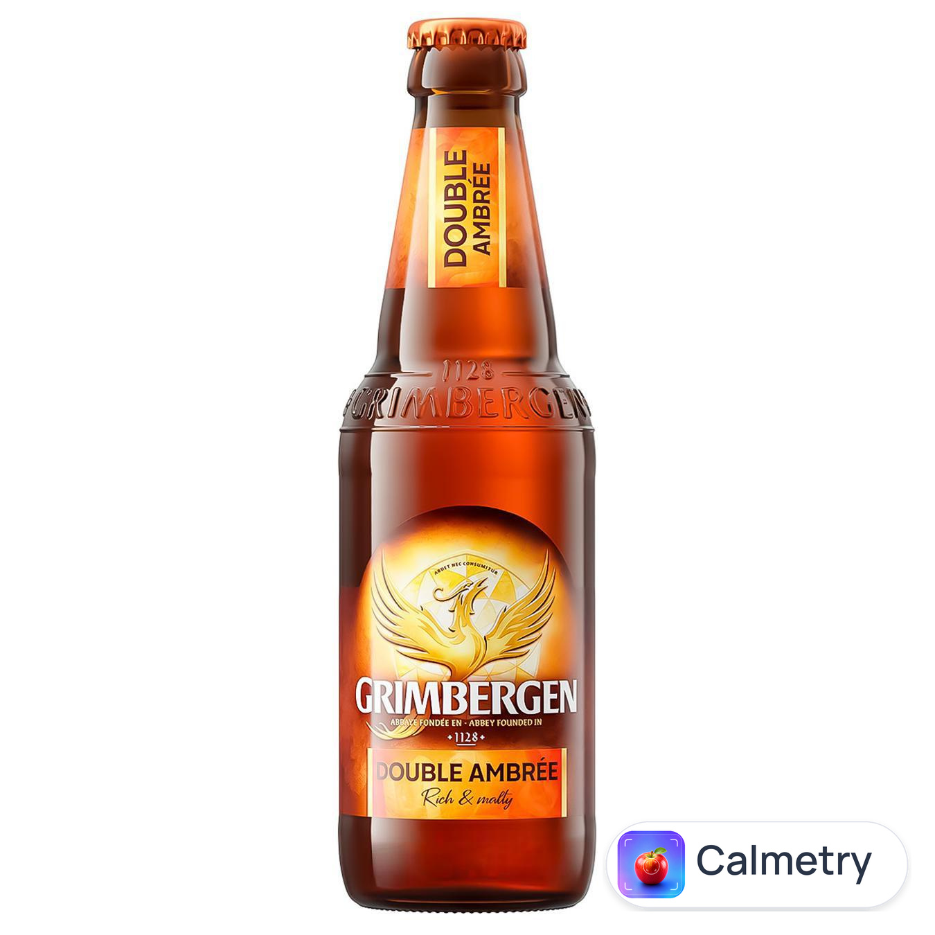 Пиво Grimbergen Double-Ambree темне 6,5% 0,33л — фото продукту