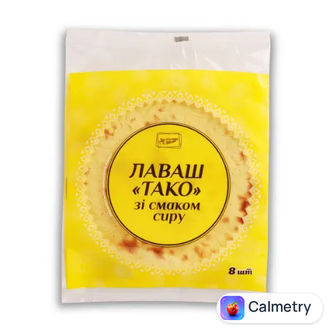 Лаваш Перша Приватна Пекарня Тако зі смаком сиру