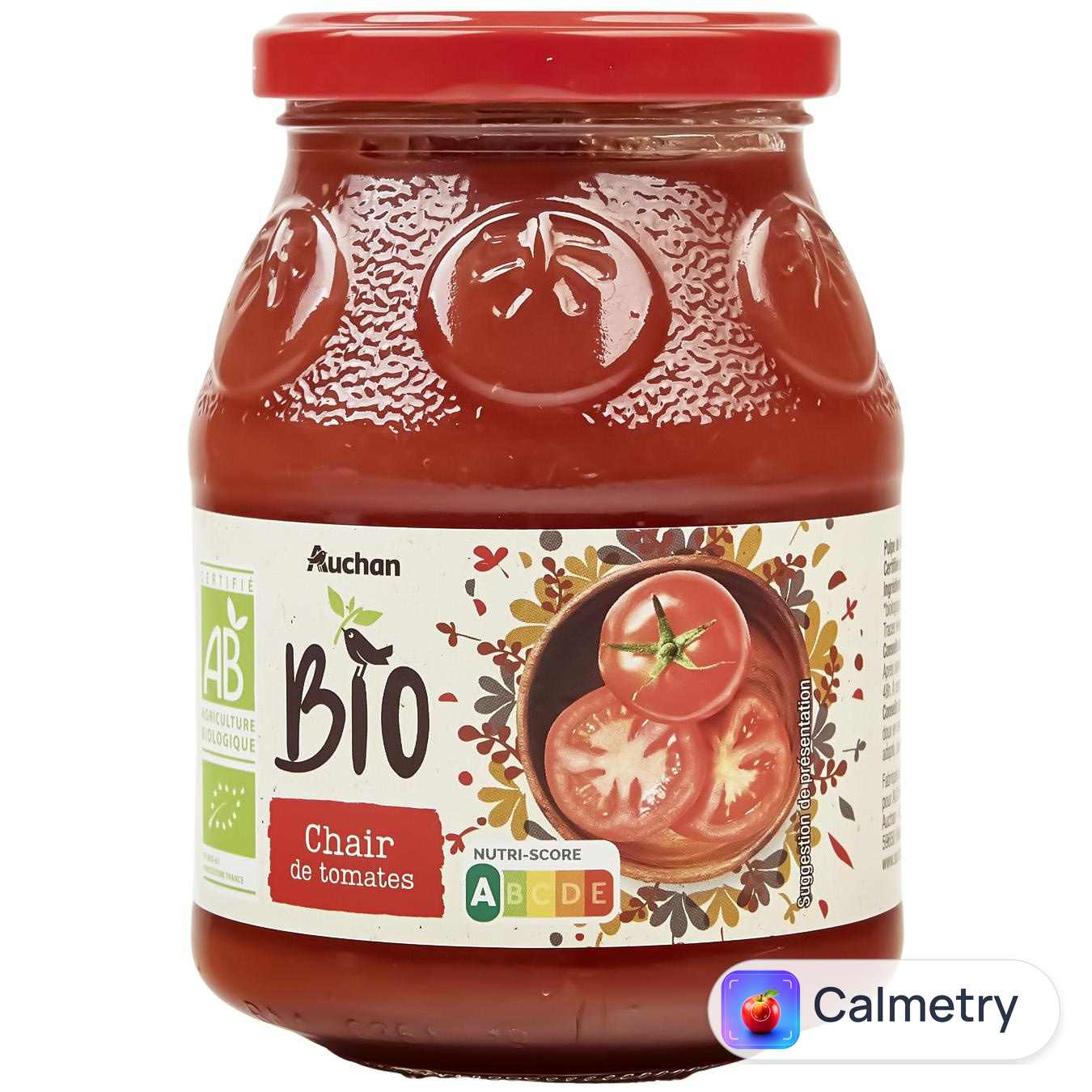 Паста томатна Auchan Bio м'якоть томатів 400г