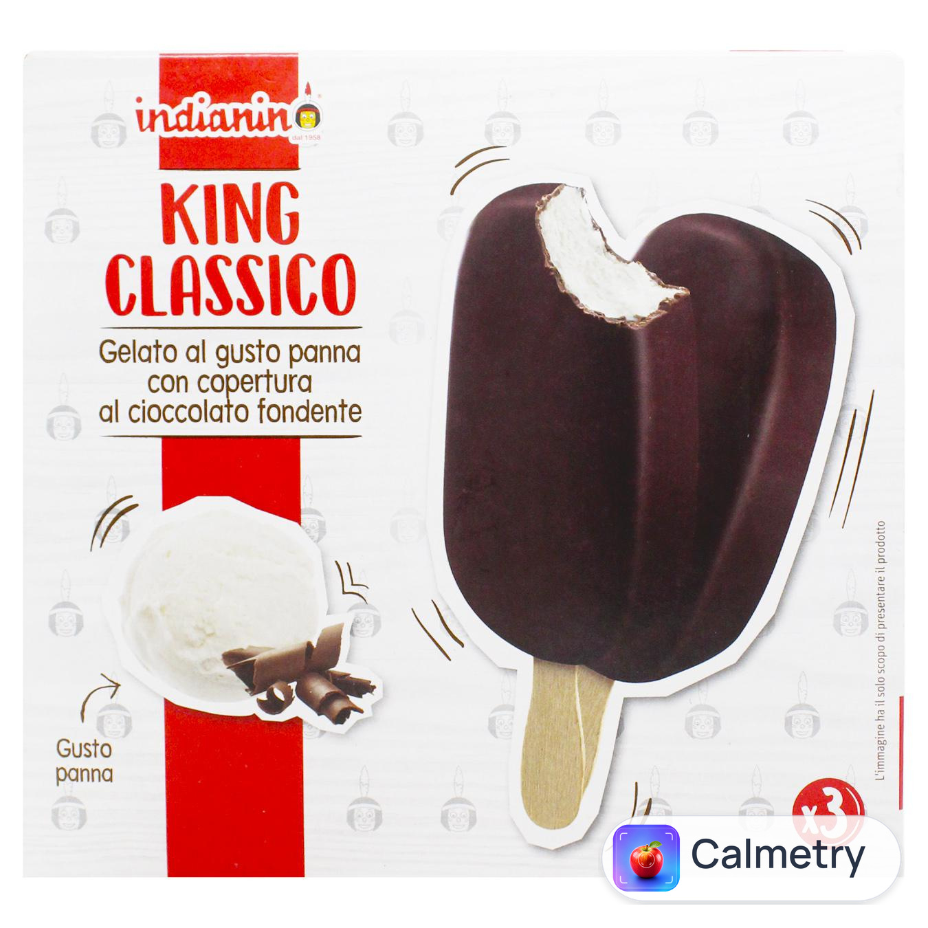 Морозиво Gelato d'Italia Indian у темному шоколаді 3штх80г